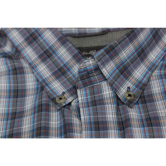 Eddie Bauer Travex Plaid Shirt Men’s Size Large‎ Button Down Lightweight Classic - Picture 8 of 15